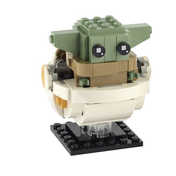 LEGO BrickHeadz Star Wars The Mandalorian & Child 75317 Building Kit 295 Pieces - Picture 9 of 12